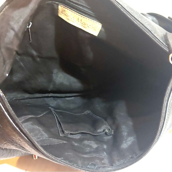 Carla Mancini black Leather Shoulder Bag - Picture 5 of 7